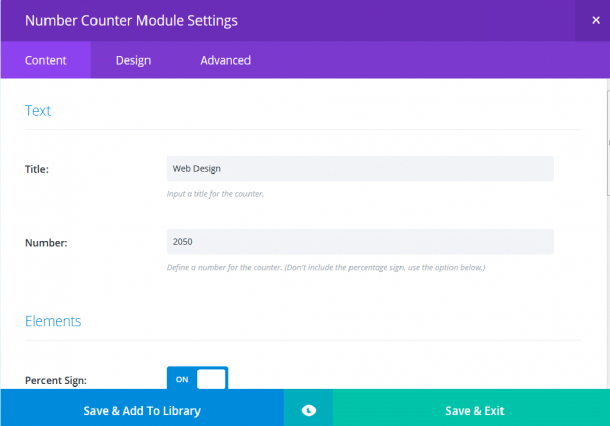 Implement Using Divi Number Counter Module | Divi-Childthemes.com