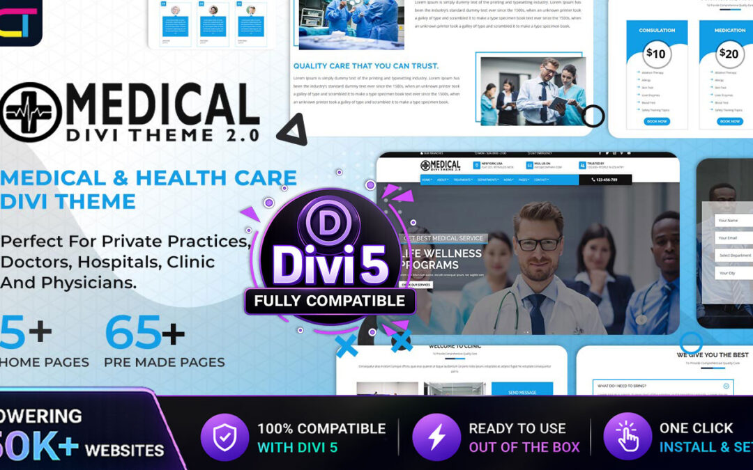 Divi Medical Health Care Theme Documentation