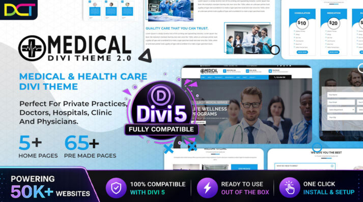 Divi Medical Health Care Theme