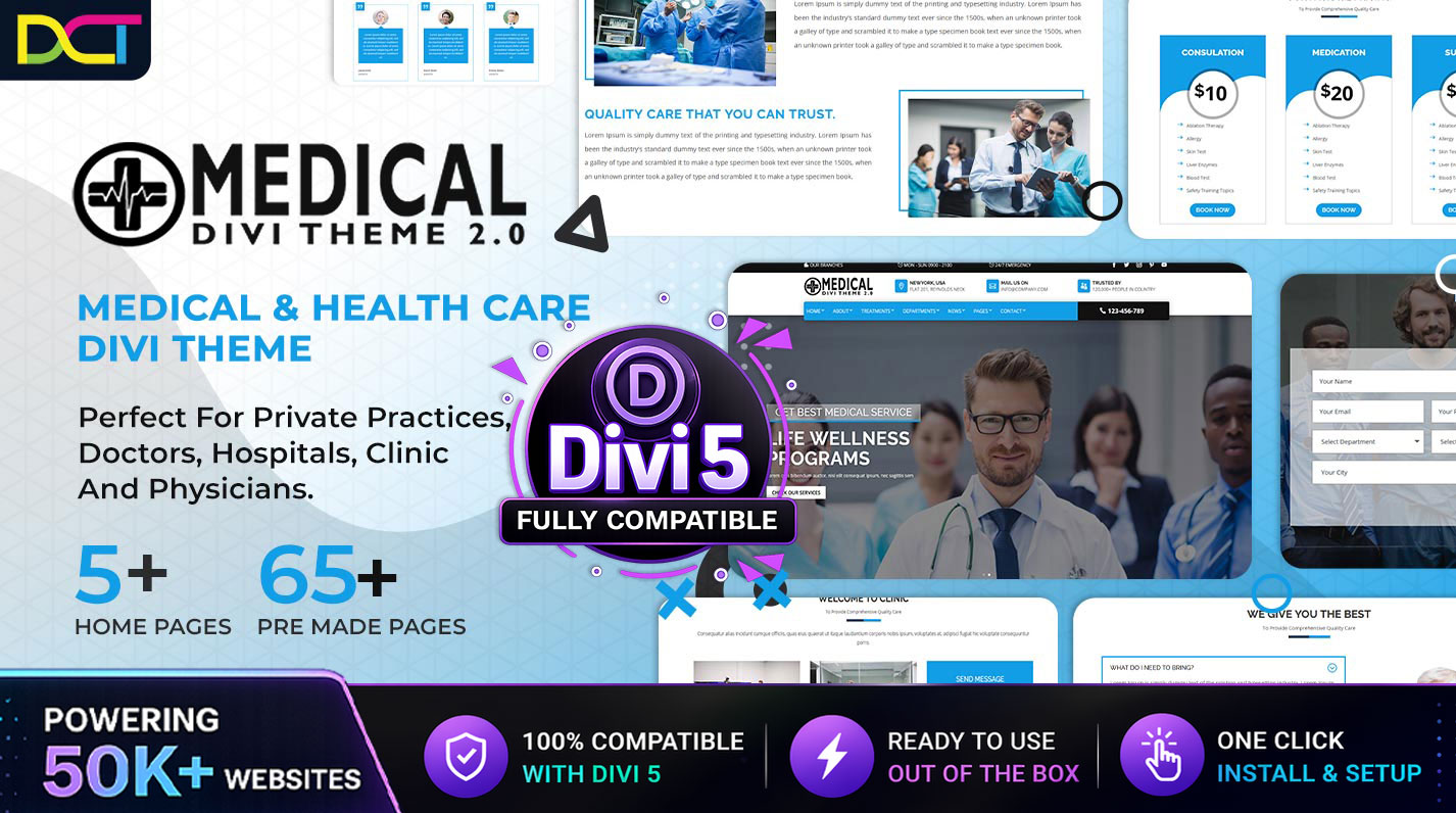 Divi Medical Health Care Theme