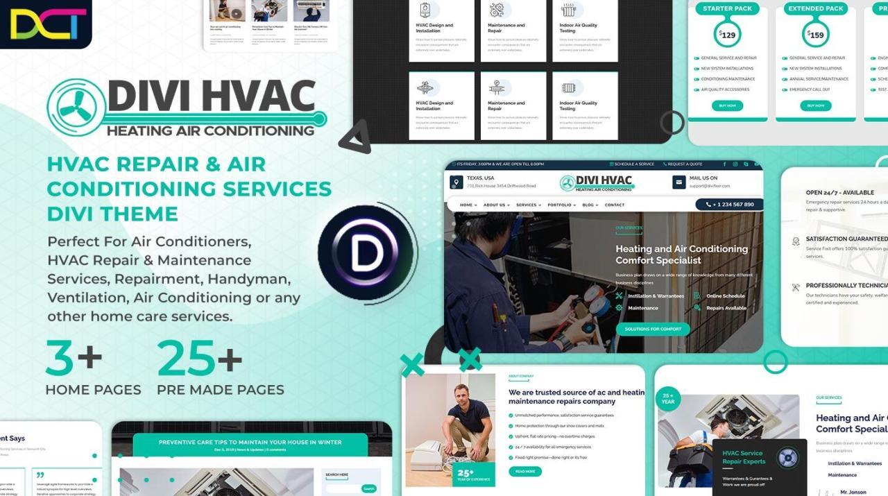 Divi Hvac Theme | Divi-Childthemes.com