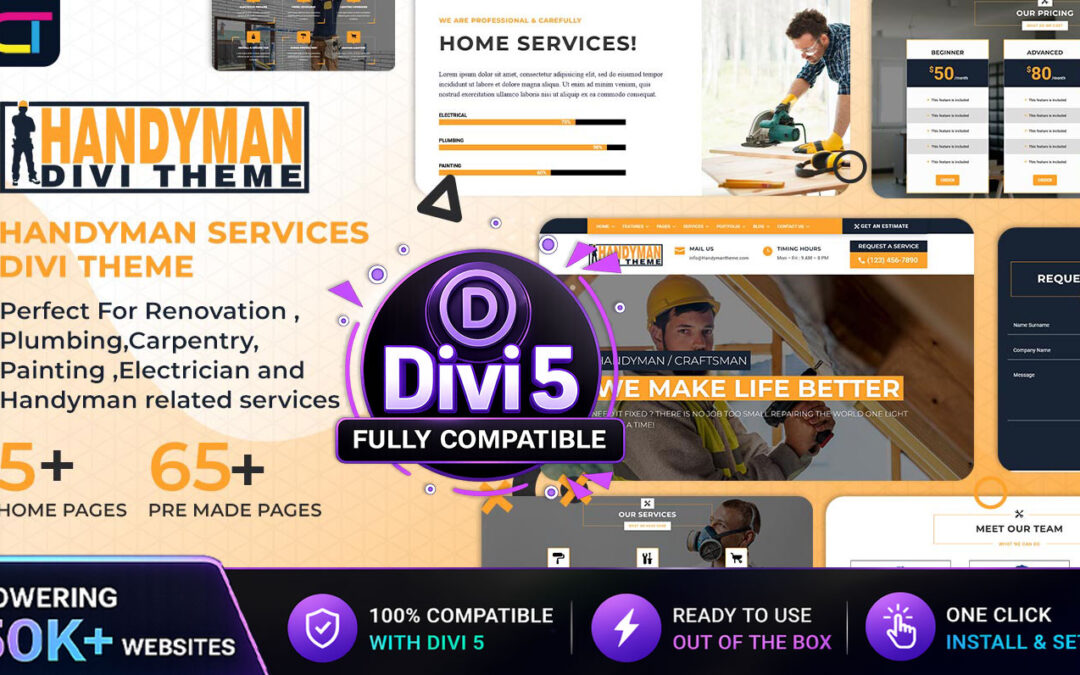 Divi Handyman Theme Documentation