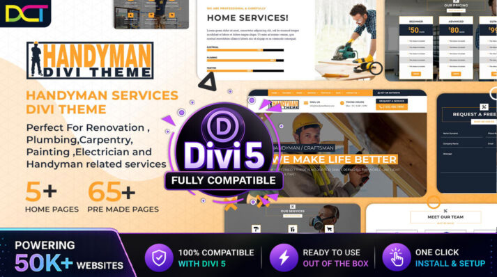 Divi Handyman Multipurpose Child Theme