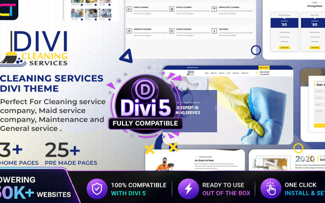 Divi Cleaning Theme Documentation