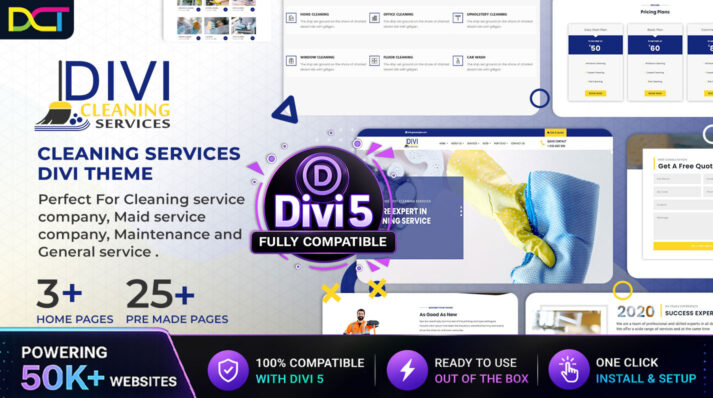 Divi Cleaning Service Theme
