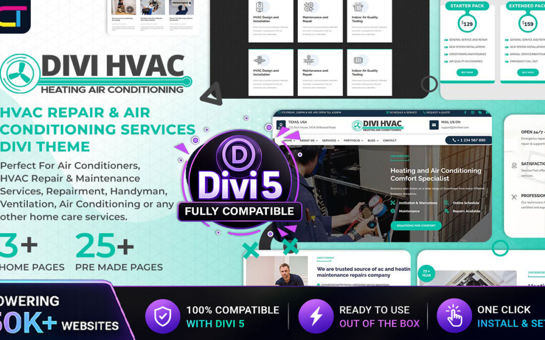 Divi HVAC Theme Documentation