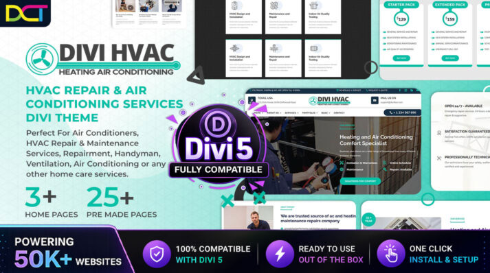 divi hvac theme