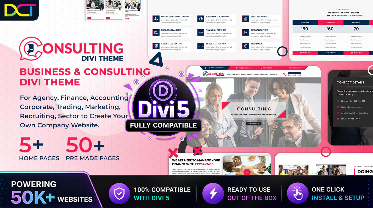 Consulting Divi Theme