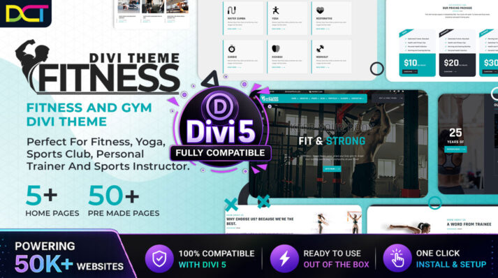 Shop 26 Divi Fitness Theme
