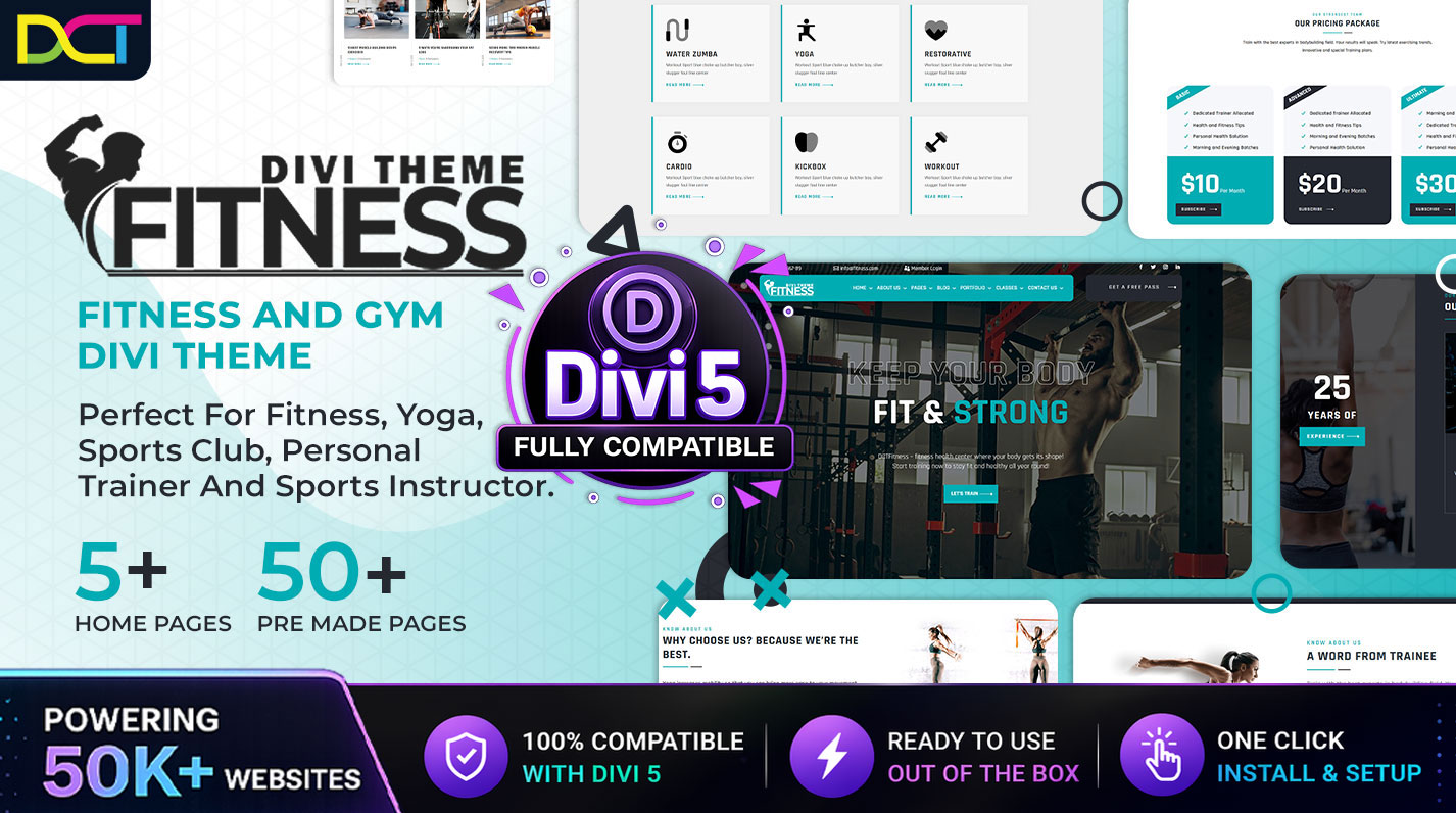 Divi Fitness Theme