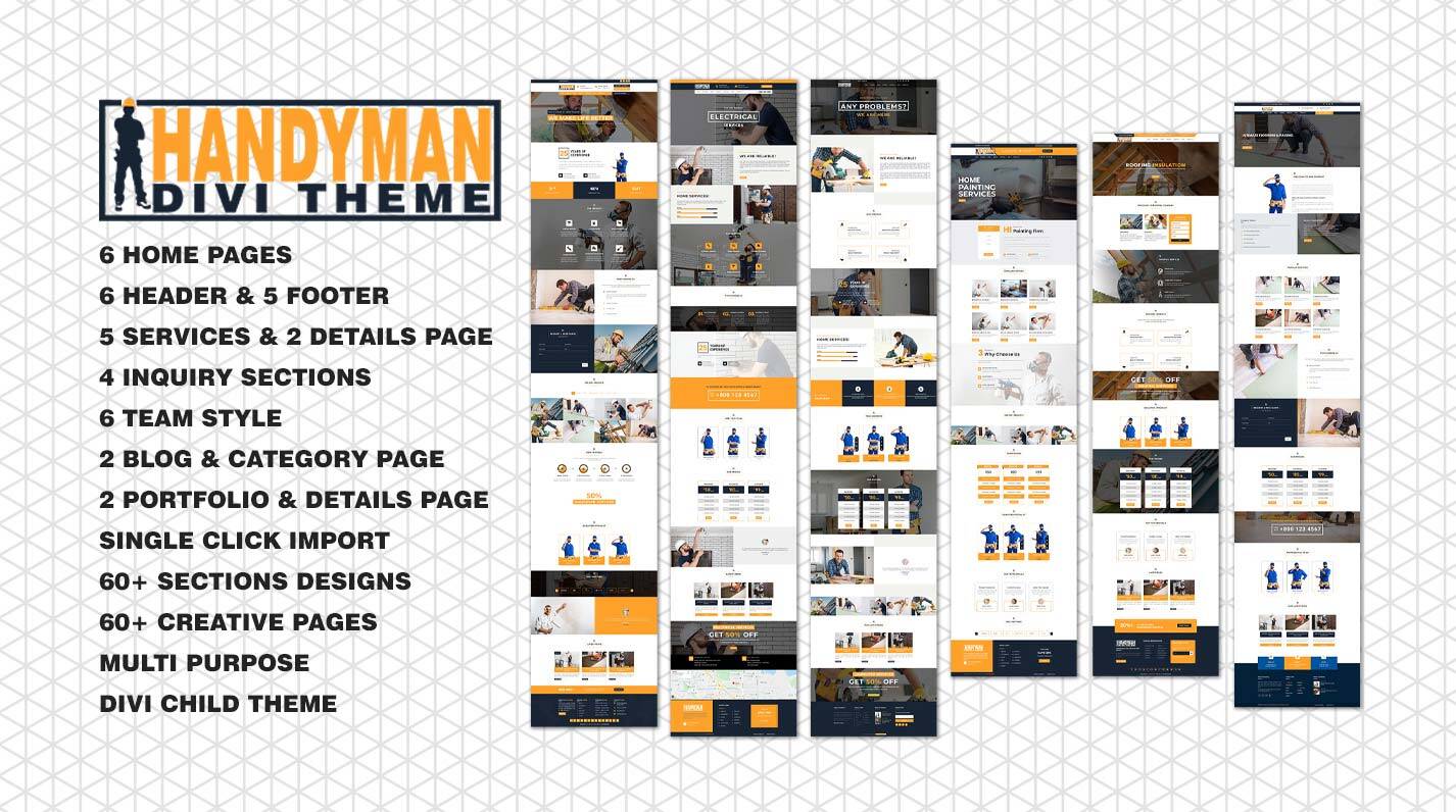 Divi Handyman Theme Documentation | Divi-Childthemes.com