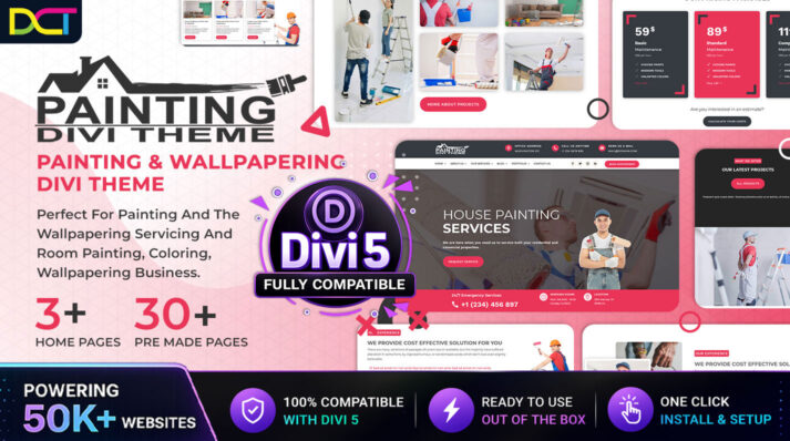Divi Painting Services Theme