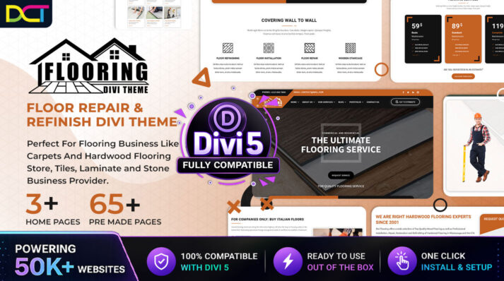 Divi Flooring Services Theme