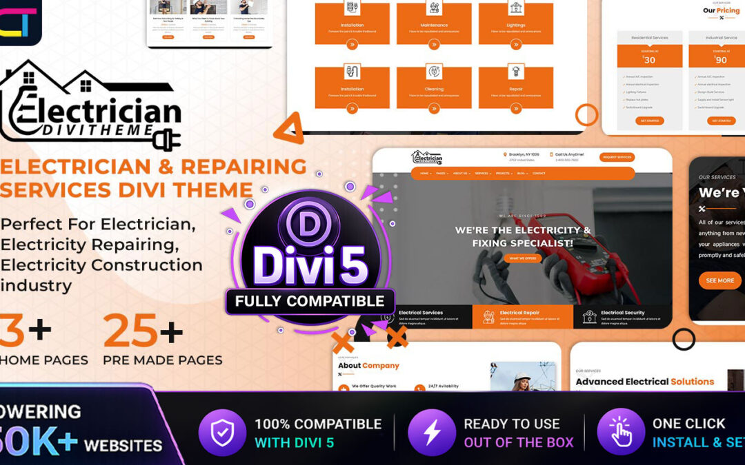Divi Electrician Theme Documentation
