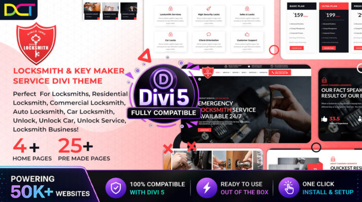Divi Locksmith Theme