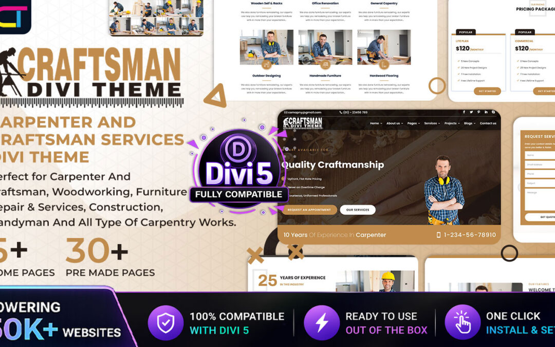 Divi Craftsman Theme Documentation