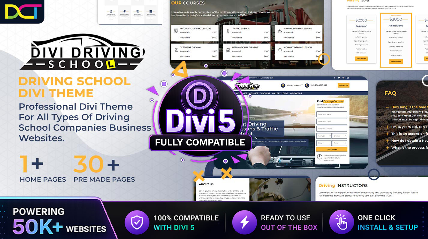 divi-driving-school-theme-feature-image divi driving school theme