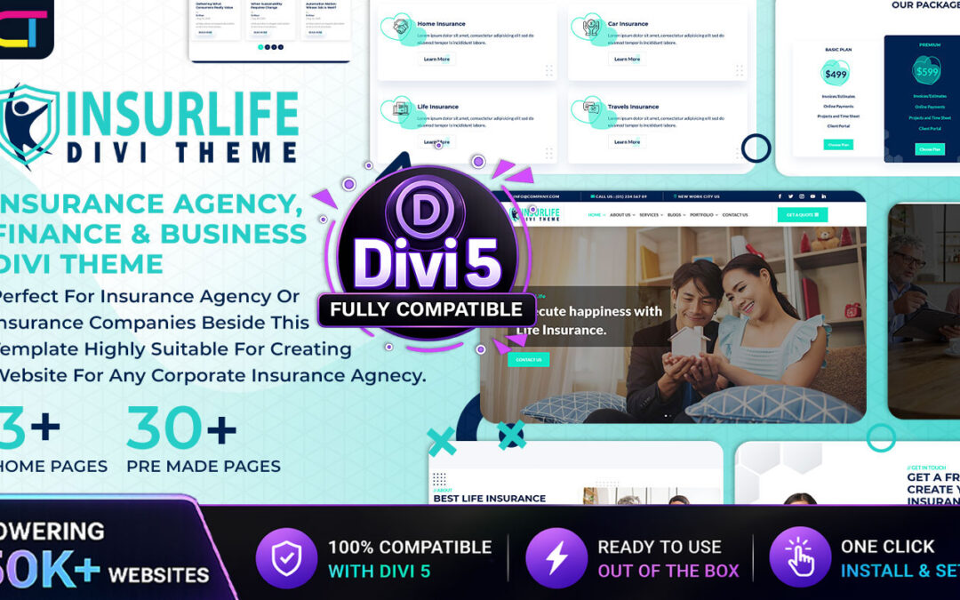 Divi Insurlife Agency Theme Documentation