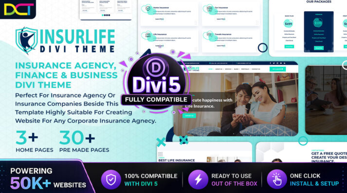 Divi Insurlife Agency Theme