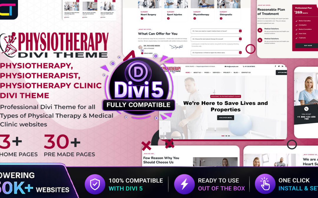 Divi Physiotherapy Theme Documentation