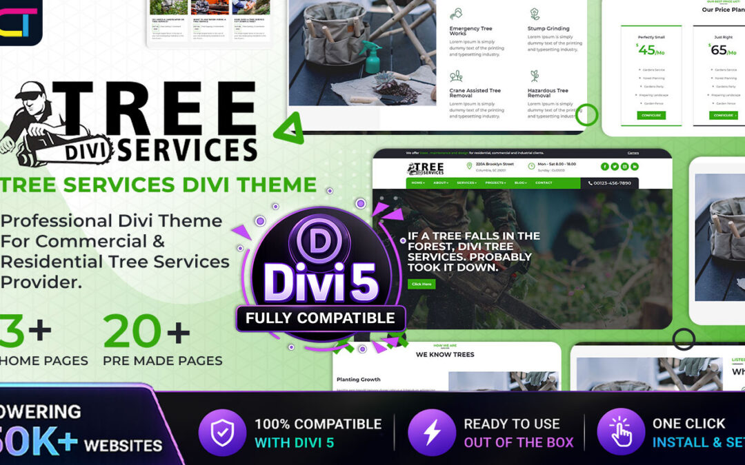 Divi Tree Services Theme Documentation