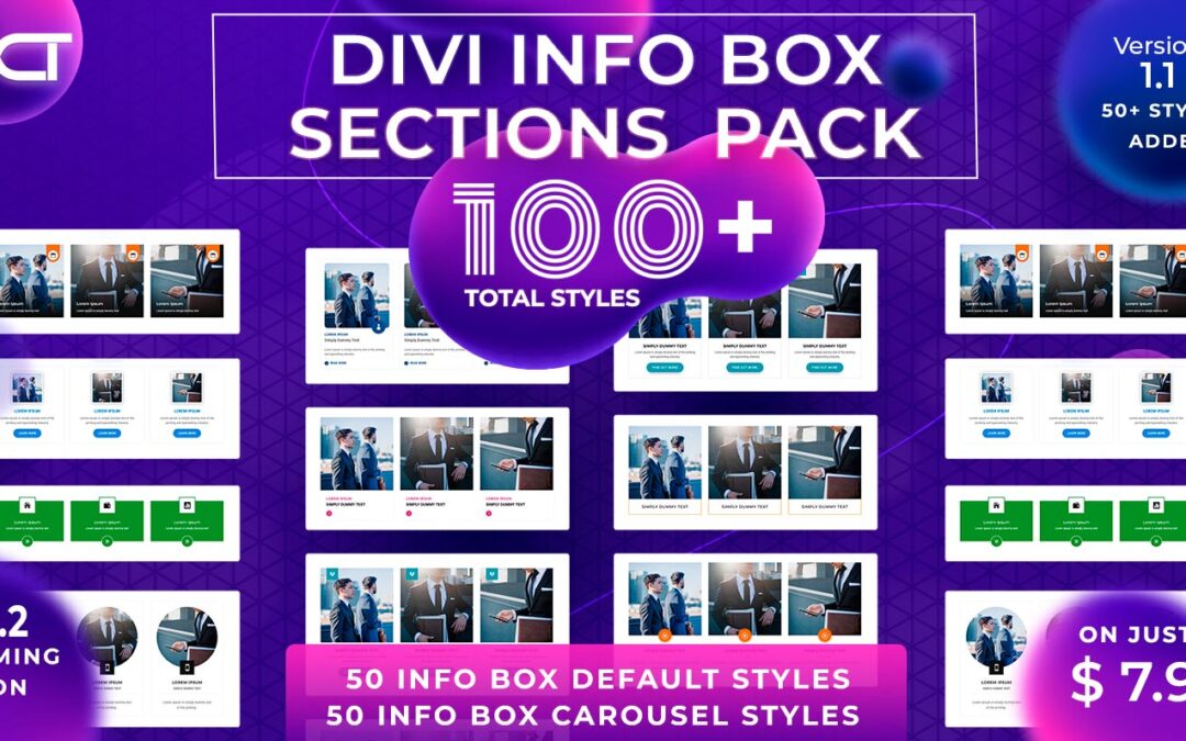 Divi Info Box Sections Pack Documentation
