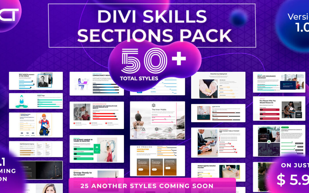 Divi Skills Sections Installation Documentation