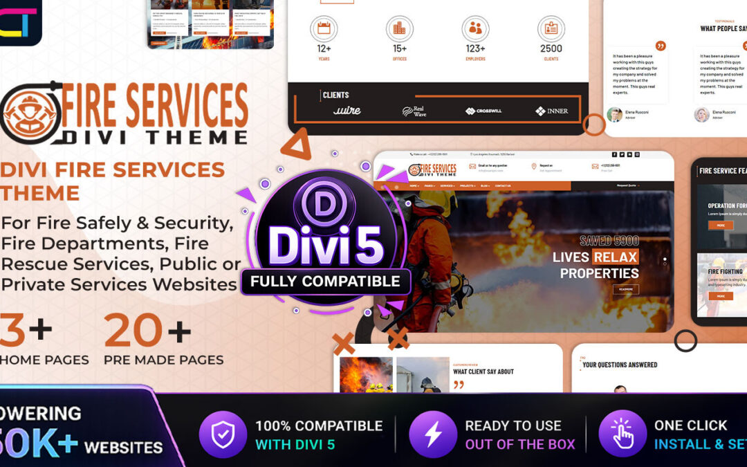 Divi Fire Services Theme Documentation