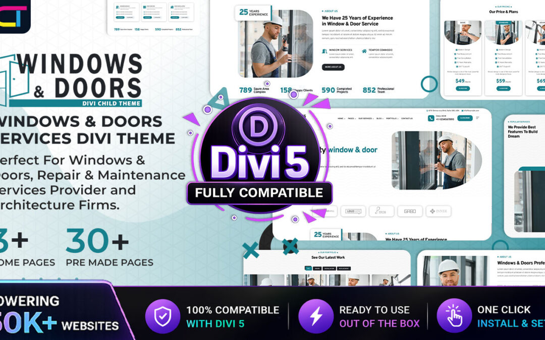 Divi Windows & Doors Services Theme Documentation
