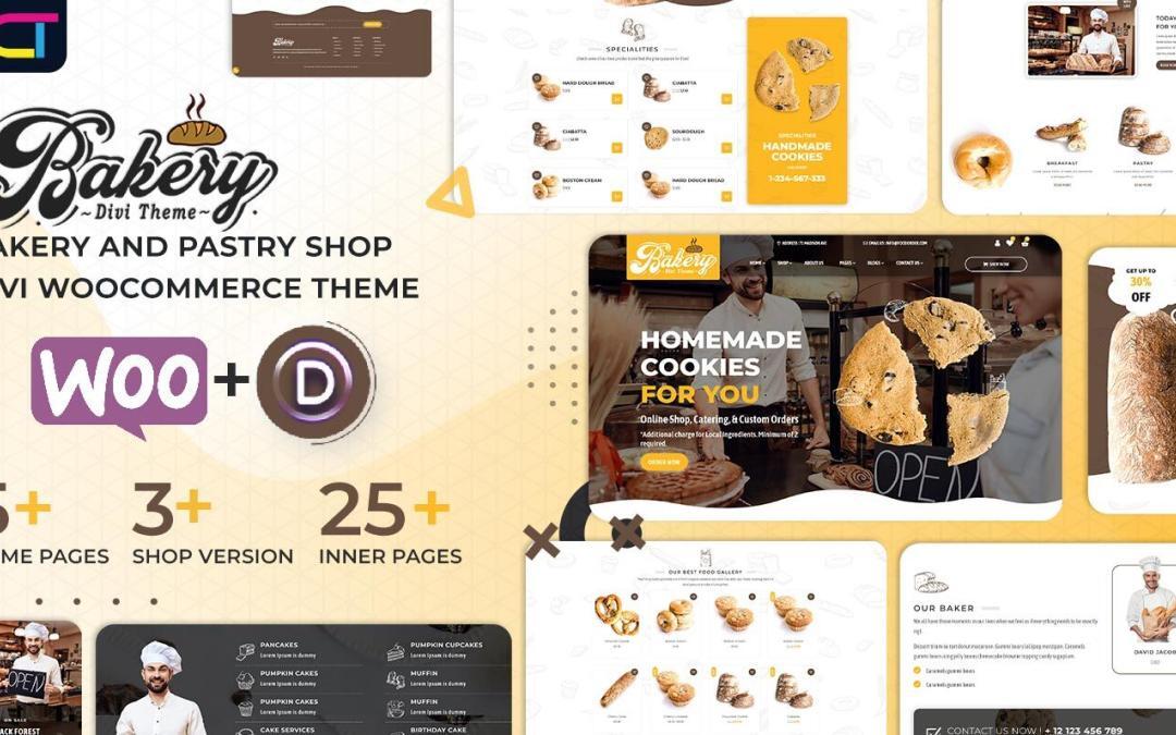 Bakery Shop Divi WooCommerce Theme