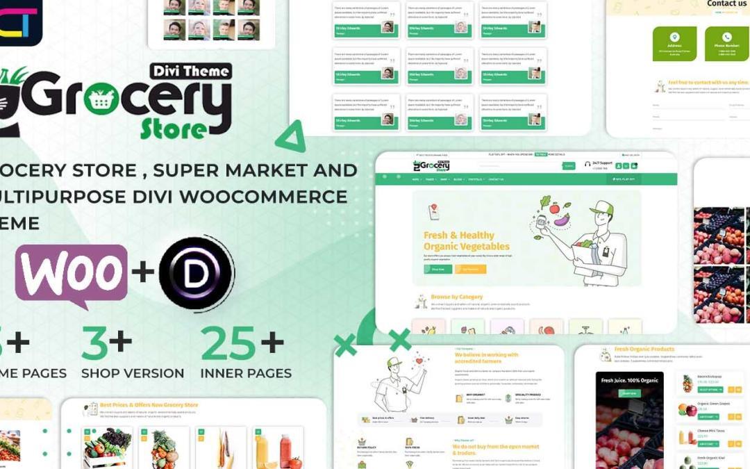 Grocery Store Divi WooCommerce Theme