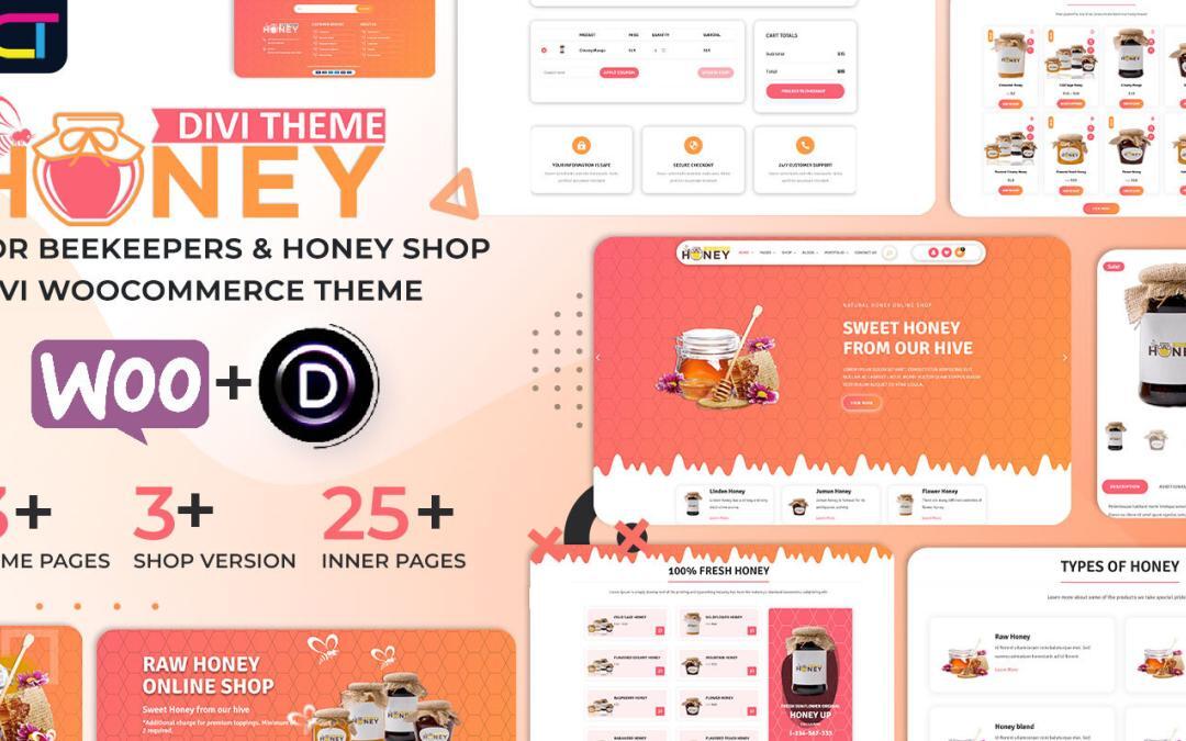 Honey Shop Divi WooCommerce Theme