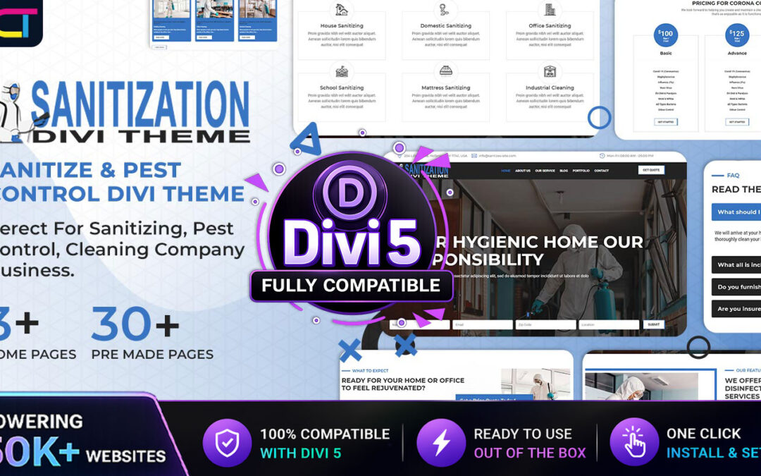 Divi Sanitize Pest Control Theme Documentation