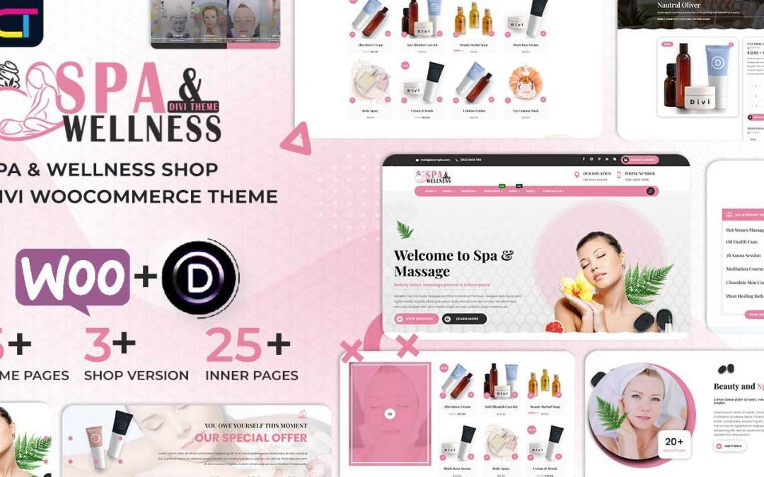 Spa Wellness Divi WooCommerce Theme