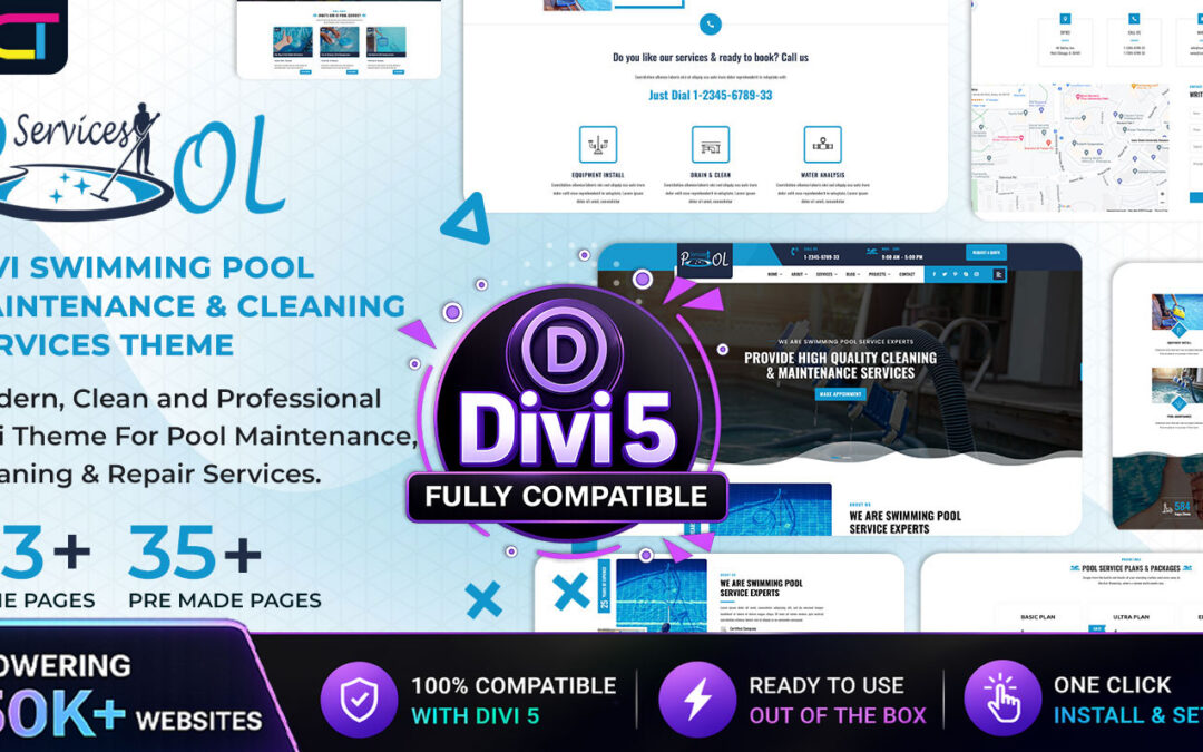 Poolcare Divi Pool Services Theme Documentation