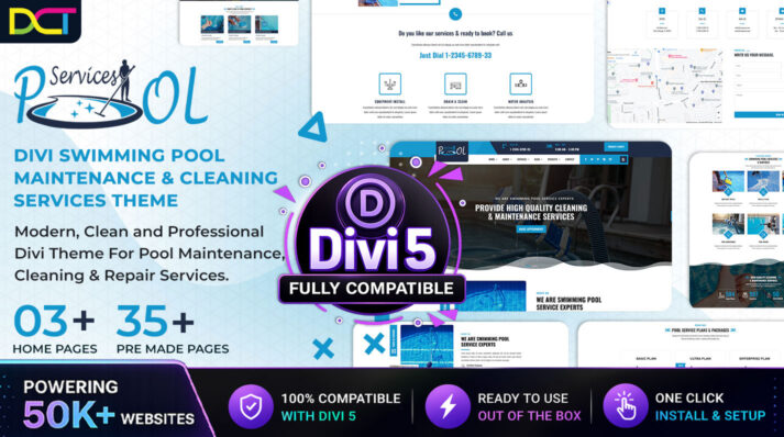 Divi Pool Services Theme