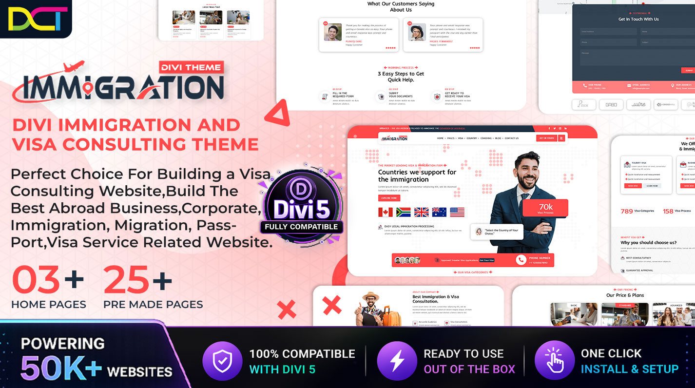 Divi Visa Consulting Theme