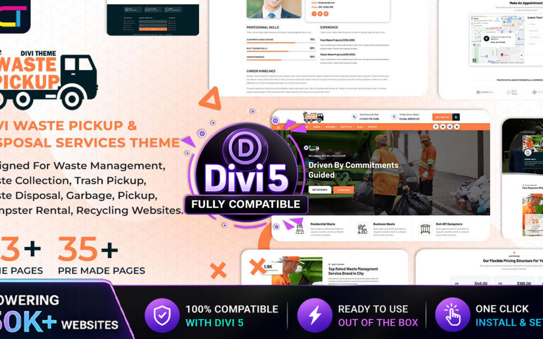 Wasteify Divi Waste Pickup Theme Documentation