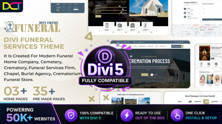 Divi Burial Services Theme