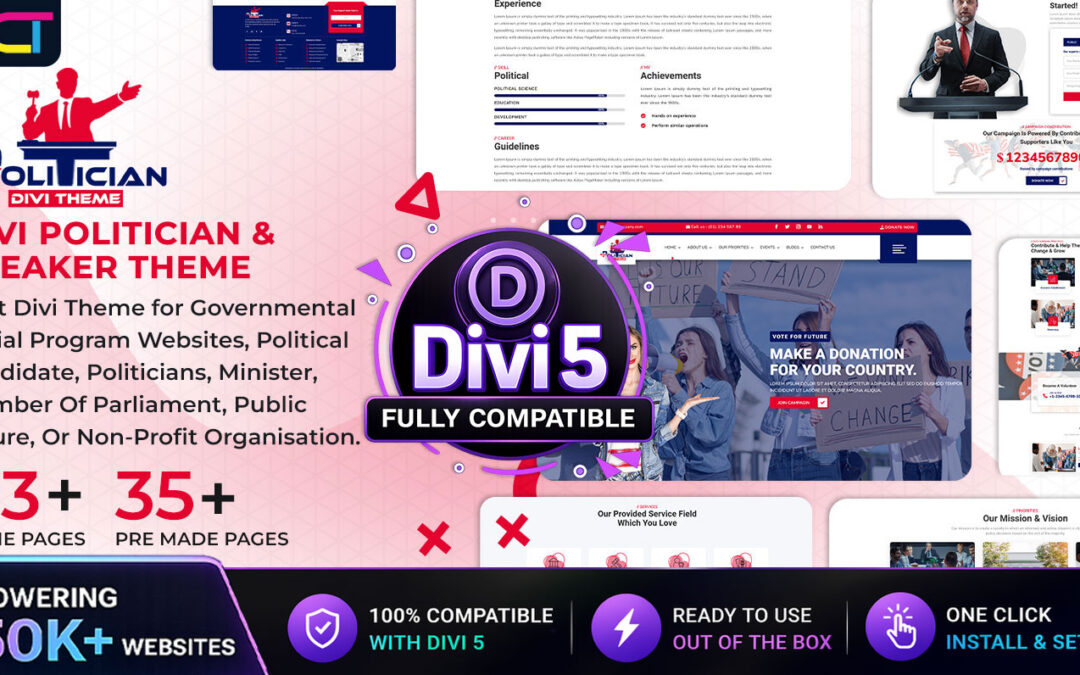 Politics Divi Political Candidate Theme Documentation