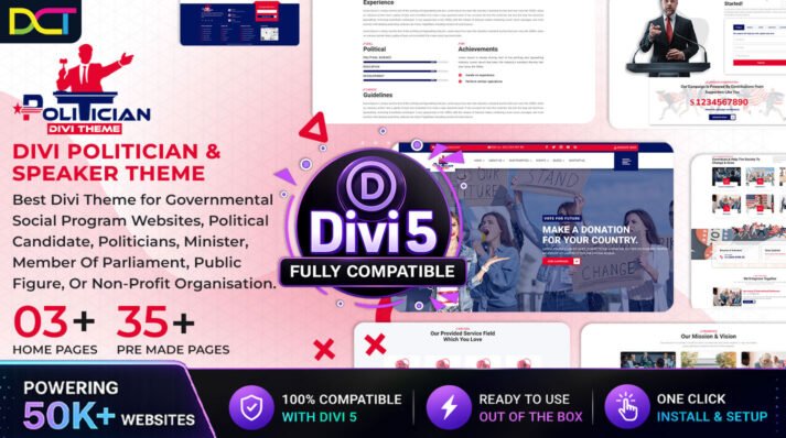 Divi Political Candidate Theme