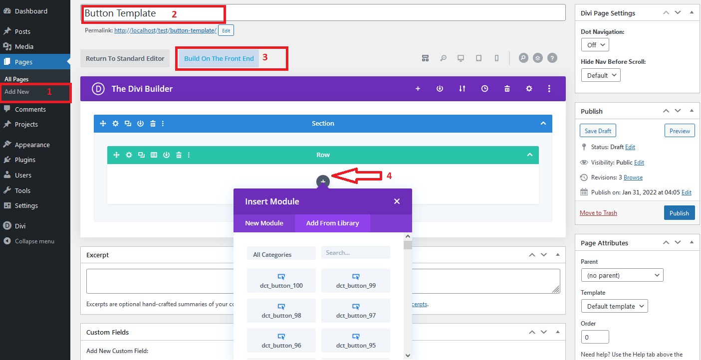 Divi Button Module Installation Documentation