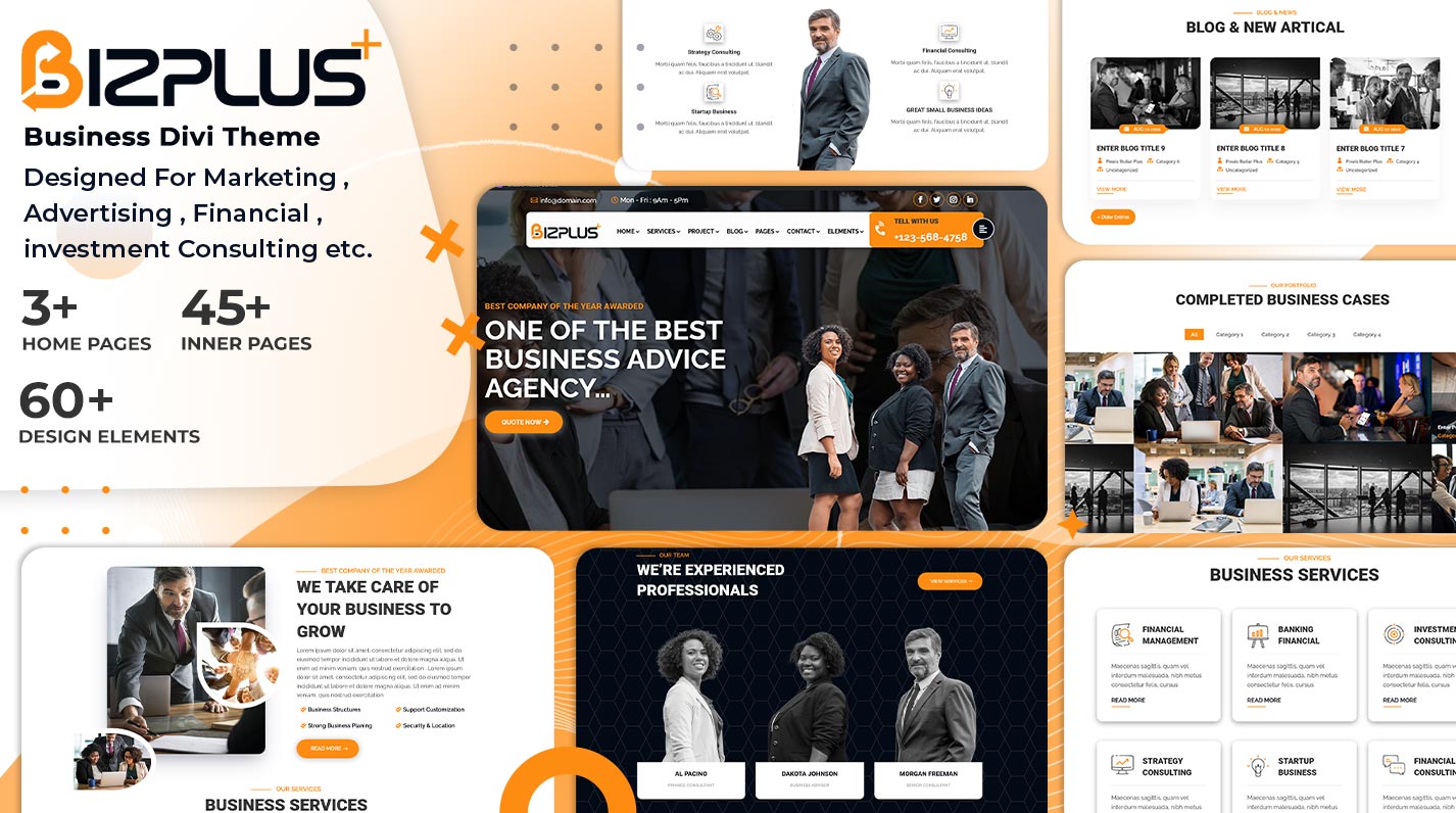 Bizplus Divi Business Consulting Theme