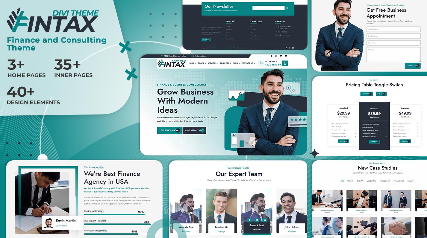 FinTax Divi Finance Consulting Theme